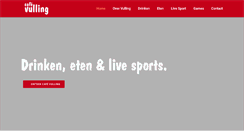 Desktop Screenshot of cafevulling.nl