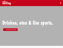 Tablet Screenshot of cafevulling.nl